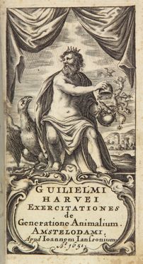  Harvey William : Exercitationes de generatione animalium. Quibus accedunt quaedam De partu: de Membranis ac humoribus Uteri & de conceptione. Zoologia, Scienze naturali  - Auction Manuscripts, Incunabula, Autographs and Printed Books - Libreria Antiquaria Gonnelli - Casa d'Aste - Gonnelli Casa d'Aste