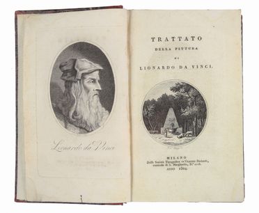  Leonardo da Vinci : Trattato della pittura di Lionardo da Vinci. Arte, Biografia, Pittura, Storia, Diritto e Politica, Arte  Giovanni Boggi, Carlo Amoretti  - Auction Manuscripts, Incunabula, Autographs and Printed Books - Libreria Antiquaria Gonnelli - Casa d'Aste - Gonnelli Casa d'Aste