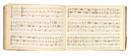  Martini Giovanni Battista : Duetti da Camera / Consagrati all?Altezza Reale Elettorale / Maria Antonia / di Baviera / Principessa Elettorale / di Sassosia [?].  Georg Friedrich Händel  - Asta Manoscritti, Incunaboli, Autografi e Libri a stampa - Libreria Antiquaria Gonnelli - Casa d'Aste - Gonnelli Casa d'Aste