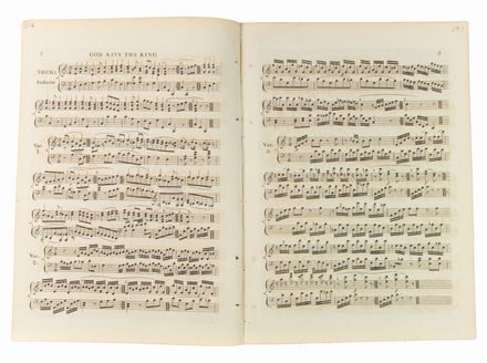  Beethoven Ludwig van : God save the King / Arranged / with Variations for the / Piano Forte [?]. Musica, Spartiti  libretti, Musica, Teatro, Spettacolo, Musica, Teatro, Spettacolo  - Auction Manuscripts, Incunabula, Autographs and Printed Books - Libreria Antiquaria Gonnelli - Casa d'Aste - Gonnelli Casa d'Aste
