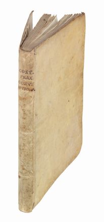  Costa Giovanni Battista : Praxis conuentionalis pars prima. De stipulationibus partim collecta ex rubrica...  - Asta Manoscritti, Incunaboli, Autografi e Libri a stampa - Libreria Antiquaria Gonnelli - Casa d'Aste - Gonnelli Casa d'Aste