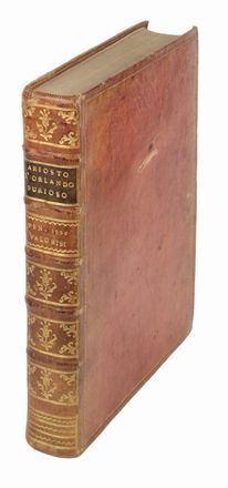  Ariosto Ludovico : Orlando Furioso [...], tutto ricorretto, et di nuove figure adornato. Al quale di nuovo sono aggiunte Le annotazioni, gli avvertimenti, e le dichiarazioni di Girolamo Ruscelli...  Girolamo Ruscelli  (Viterbo,,  - Venezia,, 1566), Giovanni Battista Pigna  - Asta Manoscritti, Incunaboli, Autografi e Libri a stampa - Libreria Antiquaria Gonnelli - Casa d'Aste - Gonnelli Casa d'Aste