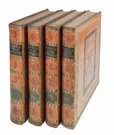  Vergilius Maro Publius : Oeuvres [...] traduites en françois, le texte vis-à-vis la traduction, avec des remarques, par M. l'Abbé des Fontaines [...]. Tome premier (-quatrième).  Pierre Franois Guyot Desfontaines  (1685 - 1745)  - Asta Manoscritti, Incunaboli, Autografi e Libri a stampa - Libreria Antiquaria Gonnelli - Casa d'Aste - Gonnelli Casa d'Aste