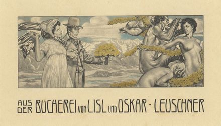  Alois Kolb  (Vienna, 1875 - Lipsia, 1942) : Quattro ex libris.  - Asta Stampe e Disegni - Libreria Antiquaria Gonnelli - Casa d'Aste - Gonnelli Casa d'Aste