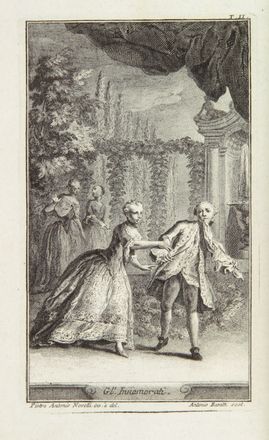  Goldoni Carlo : Delle Commedie [...] Tomo I (-XVII!). Teatro  Marco Alvise Pitteri  (Venezia, 1702 - 1786), Lorenzo Tiepolo, Antonio Baratti, Pietro Antonio Novelli  (Venezia, 1729 - 1804)  - Auction Manuscripts, Incunabula, Autographs and Printed Books - Libreria Antiquaria Gonnelli - Casa d'Aste - Gonnelli Casa d'Aste