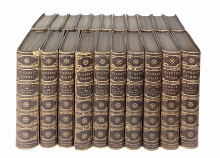  Dickens Charles : Works [...]. Illustrated library edition. Vol. I (-XXX). Letteratura inglese  - Auction Manuscripts, Incunabula, Autographs and Printed Books - Libreria Antiquaria Gonnelli - Casa d'Aste - Gonnelli Casa d'Aste
