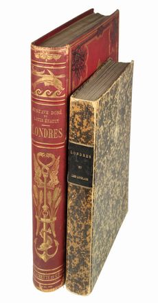  Enault Louis : Londres [...]. Illustr&eacute; de 174 gravures sur bois par Gustave Dor&eacute;.  Gustave Dor�  (Strasbourg, 1832 - Paris, 1883), �mile (de) La B�dolli�re  (1812 - 1883), Paul Gavarni  (Parigi, 1804 - 1866)  - Asta Manoscritti, Incunaboli, Autografi e Libri a stampa - Libreria Antiquaria Gonnelli - Casa d'Aste - Gonnelli Casa d'Aste