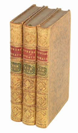  Marmontel Jean Francois : Contes moraux. Tome premier (-troisieme). Letteratura francese  Hubert Francois Gravelot  - Auction Manuscripts, Incunabula, Autographs and Printed Books - Libreria Antiquaria Gonnelli - Casa d'Aste - Gonnelli Casa d'Aste