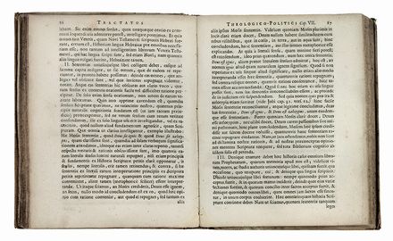  Spinoza Baruch : Tractatus theologico-politicus.  - Asta Manoscritti, Incunaboli, Autografi e Libri a stampa - Libreria Antiquaria Gonnelli - Casa d'Aste - Gonnelli Casa d'Aste