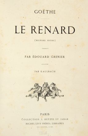  Goethe Johann Wolf (von) : Werther. Traduction nouvelle pr&eacute;c&eacute;d&eacute;e de consid&eacute;rations sur Werther, et en g&eacute;n&eacute;ral sur la po&eacute;sie de notre &eacute;poque par Pierre Leroux accompagn&eacute;e d'une pr&eacute;face par George Sand. Dix eaux-fort par Tony Johannot.  Pierre Leroux, George [pseud. di Dupin Amantine Lucile Aurore] Sand, Tony Johannot, �douard Grenier, Wilhelm Von Kaulbach  (Bad Arolsen, 1804 - Monaco di Baviera, 1874)  - Asta Manoscritti, Incunaboli, Autografi e Libri a stampa - Libreria Antiquaria Gonnelli - Casa d'Aste - Gonnelli Casa d'Aste