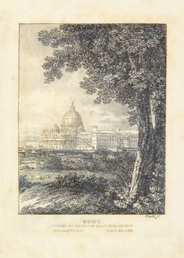  Pinelli Bartolomeo : Views in Rome.  - Auction Manuscripts, Incunabula, Autographs and Printed Books - Libreria Antiquaria Gonnelli - Casa d'Aste - Gonnelli Casa d'Aste