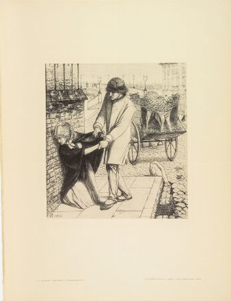  Dante Gabriele Rossetti  (Londra, 1828 - Birchington, 1882) : Coppia di fotolitografie.  - Auction Prints and Drawings - Libreria Antiquaria Gonnelli - Casa d'Aste - Gonnelli Casa d'Aste