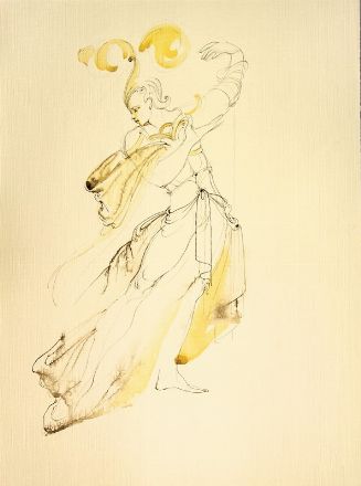  Anna Anni  (Marradi, 1926 - Firenze, 2011) : Tre bozzetti per costumi teatrali.  - Asta Stampe e Disegni - Libreria Antiquaria Gonnelli - Casa d'Aste - Gonnelli Casa d'Aste