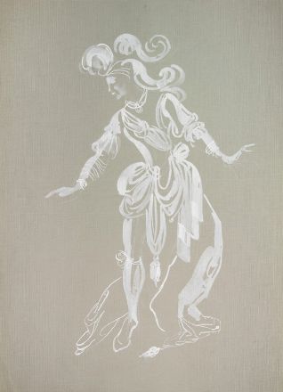  Anna Anni  (Marradi, 1926 - Firenze, 2011) : Quattro bozzetti per costumi teatrali.  - Asta Stampe e Disegni - Libreria Antiquaria Gonnelli - Casa d'Aste - Gonnelli Casa d'Aste