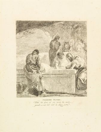  Giandomenico Tiepolo  (Venezia,, 1726 - 1804) : Via Crucis.  - Auction Prints and Drawings - Libreria Antiquaria Gonnelli - Casa d'Aste - Gonnelli Casa d'Aste