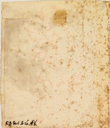  Giovan Gioseffo Dal Sole  (Bologna, 1654 - 1719) : Studi di due teste.  - Asta Stampe e Disegni - Libreria Antiquaria Gonnelli - Casa d'Aste - Gonnelli Casa d'Aste