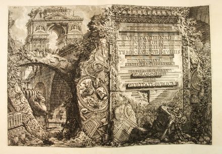  Piranesi Giovanni Battista : Le Antichità Romane [...].  - Asta Stampe e Disegni - Libreria Antiquaria Gonnelli - Casa d'Aste - Gonnelli Casa d'Aste
