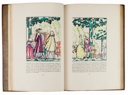  R�gnier Henri (de) : Les rencontres de M. de Breot.  Robert �tienne Bonfils  (Francia, 1886 - 1972)  - Asta LIBRI, MANOSCRITTI, STAMPE E DISEGNI - Libreria Antiquaria Gonnelli - Casa d'Aste - Gonnelli Casa d'Aste