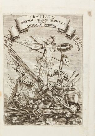 Porroni Annibale : Trattato universale militare moderno.  - Asta LIBRI, MANOSCRITTI, STAMPE E DISEGNI - Libreria Antiquaria Gonnelli - Casa d'Aste - Gonnelli Casa d'Aste