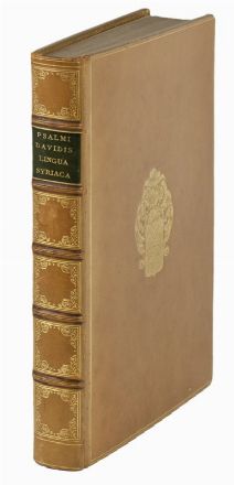 Psalmi Davidis Regis, & Prophetae, lingua syriaca [...] in lucem editi à Thoma Erpenio qui & versionem Latinam adjecit.  Thomas (van) Erpen  ( - 1624)  - Asta LIBRI, MANOSCRITTI, STAMPE E DISEGNI - Libreria Antiquaria Gonnelli - Casa d'Aste - Gonnelli Casa d'Aste