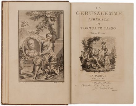  Tasso Torquato : La Gerusalemme Liberata [...] Tomo primo (-secondo).  Hubert Francois Gravelot  - Asta LIBRI, MANOSCRITTI, STAMPE E DISEGNI - Libreria Antiquaria Gonnelli - Casa d'Aste - Gonnelli Casa d'Aste