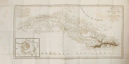  Humboldt Alexander (von) : Essai politique sur l'ile de Cuba [...] avec une carte et un supplément [...].Tome I (-II).  - Asta LIBRI, MANOSCRITTI, STAMPE E DISEGNI - Libreria Antiquaria Gonnelli - Casa d'Aste - Gonnelli Casa d'Aste