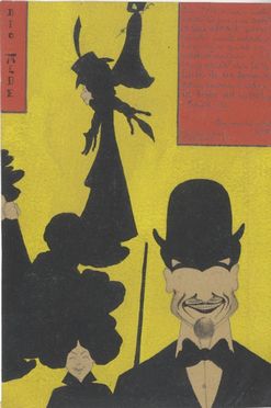  Diomede (pseudonimo di illustratore-caricaturista fiorentino) : Serie di 19 cartoline postali dipinte e manoscritte.  - Auction BOOKS, MANUSCRIPTS, PRINTS AND DRAWINGS - Libreria Antiquaria Gonnelli - Casa d'Aste - Gonnelli Casa d'Aste