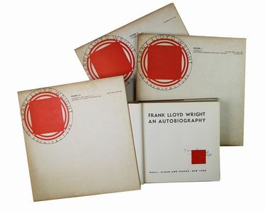  Wright Lloyd Frank : An autobiography. Architettura  - Auction BOOKS, MANUSCRIPTS, PRINTS AND DRAWINGS - Libreria Antiquaria Gonnelli - Casa d'Aste - Gonnelli Casa d'Aste