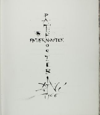  Dal Salvador : Pater noster.  - Auction Manuscripts, Books, Autographs, Prints & Drawings - Libreria Antiquaria Gonnelli - Casa d'Aste - Gonnelli Casa d'Aste