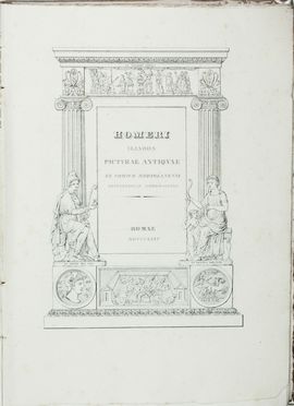  Mai Angelo : Homeri Iliados picturae antiquae ex codice Mediolanensi Bibliothecae Ambrosianae.  Publius Vergilius Maro, Homerus  - Asta Manoscritti, Libri, Autografi, Stampe & Disegni - Libreria Antiquaria Gonnelli - Casa d'Aste - Gonnelli Casa d'Aste