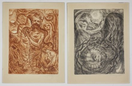  Enrico Vannuccini  (Cortona, 1900 - 1990) : 4 acqueforti.  - Auction Timed Auction: Prints & drawings - Libreria Antiquaria Gonnelli - Casa d'Aste - Gonnelli Casa d'Aste