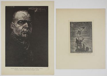  Attilio Giuliani  (Roma, 1899 - Milazzo, 1975) : 4 xilografie.  - Auction Timed Auction: Prints & drawings - Libreria Antiquaria Gonnelli - Casa d'Aste - Gonnelli Casa d'Aste
