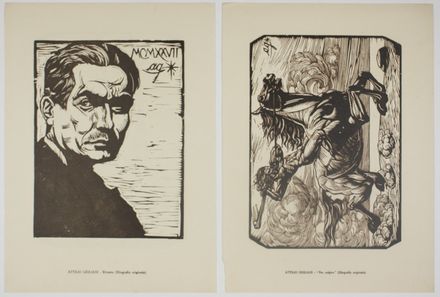 Attilio Giuliani  (Roma, 1899 - Milazzo, 1975) : 4 xilografie.  - Auction Timed Auction: Prints & drawings - Libreria Antiquaria Gonnelli - Casa d'Aste - Gonnelli Casa d'Aste