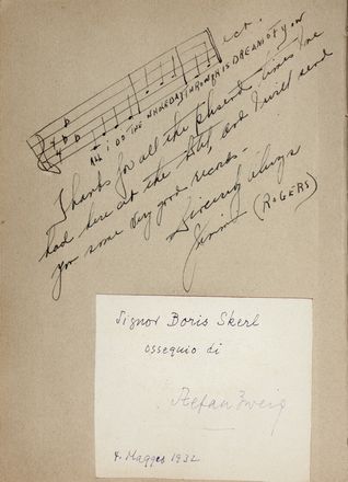 Album di firme e dediche.  - Asta Manoscritti, Libri, Autografi, Stampe & Disegni - Libreria Antiquaria Gonnelli - Casa d'Aste - Gonnelli Casa d'Aste