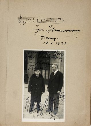Album di firme e dediche.  - Asta Manoscritti, Libri, Autografi, Stampe & Disegni - Libreria Antiquaria Gonnelli - Casa d'Aste - Gonnelli Casa d'Aste