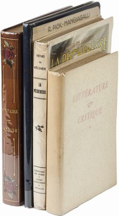  Voltaire Fran�ois-Marie Arouet (de) : Candide ou l'optimisme [...]. Illustrations de Brunelleschi. Letteratura francese, Filosofia, Erotica, Figurato, Legatura, Letteratura, Letteratura, Collezionismo e Bibiografia, Collezionismo e Bibiografia  Umberto Brunelleschi  (Montemurlo, 1879 - Parigi, 1949), Henri (de) R�gnier  (1864 - 1936), Alfred De Musset  - Auction Manuscripts, Books, Autographs, Prints & Drawings - Libreria Antiquaria Gonnelli - Casa d'Aste - Gonnelli Casa d'Aste