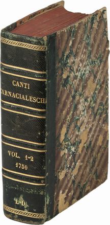  Grazzini (detto il Lasca) Anton Francesco : Tutti i trionfi, carri, mascherate o canti carnescialeschi andati per Firenze dal tempo del Magnifico Lorenzo de' Medici fino all'anno 1559... Letteratura, Medicea, Musica, Teatro, Storia, Diritto e Politica, Musica, Teatro, Spettacolo, Musica, Teatro, Spettacolo  Neri del Boccia [pseud. di Bracci Rinaldo Maria]  - Auction Manuscripts, Books, Autographs, Prints & Drawings - Libreria Antiquaria Gonnelli - Casa d'Aste - Gonnelli Casa d'Aste