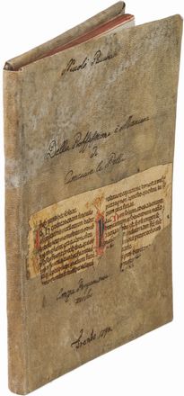  Paccanari Niccol : Della Proffessione (sic) è Maniera di conciare le Pelli. Arti minori, Costume e moda, Arte, Arte  - Auction Manuscripts, Books, Autographs, Prints & Drawings - Libreria Antiquaria Gonnelli - Casa d'Aste - Gonnelli Casa d'Aste