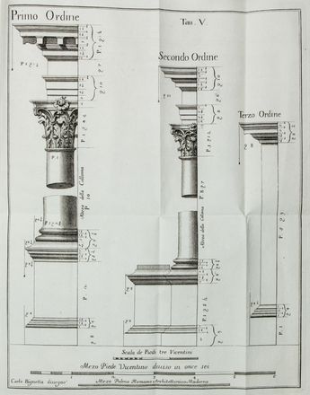  Montenari Giovanni : Del teatro olimpico di Andrea Palladio in Vicenza, discorso...  Andrea Palladio, Francesco Zucchi, Giovanni Poleni  - Asta Manoscritti, Libri, Autografi, Stampe & Disegni - Libreria Antiquaria Gonnelli - Casa d'Aste - Gonnelli Casa d'Aste