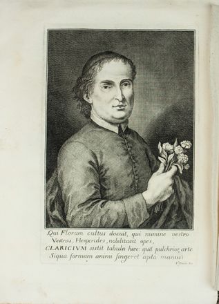  Clarici Paolo Bartolomeo : Istoria e coltura delle piante che sono pe'l Fiore più ragguardevoli, e più distinte per ornare un giardino...  Francesco Zucchi  - Asta Manoscritti, Libri, Autografi, Stampe & Disegni - Libreria Antiquaria Gonnelli - Casa d'Aste - Gonnelli Casa d'Aste