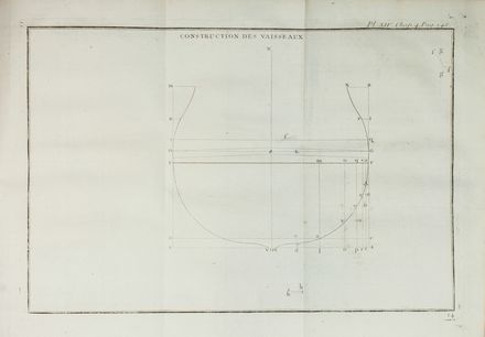  Duhamel du Monceau Henri Louis : Élémens de l'architecture navale, ou traité pratique de la construction des vaisseaux...  - Asta Manoscritti, Libri, Autografi, Stampe & Disegni - Libreria Antiquaria Gonnelli - Casa d'Aste - Gonnelli Casa d'Aste