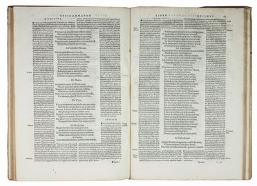  Martialis Marcus Valerio : Epigrammaton libri 14. Interpretantibus Domitio Calderino, Georgioque Merula, cum indice copiosissimo...  Domizio Calderini, Giorgio Merula  - Asta Manoscritti, Libri, Autografi, Stampe & Disegni - Libreria Antiquaria Gonnelli - Casa d'Aste - Gonnelli Casa d'Aste