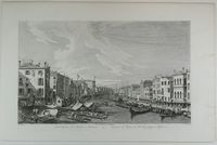 Dal ponte di Rialto ai Foscari. Tav. 18. (da Canaletto).