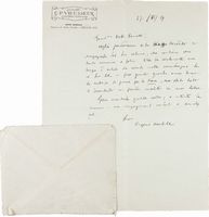 Lettera autografa firmata inviata a Nello Baccetti.