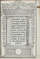 Mandatum catholici regis ad Hieronimum de Vich: apud sanctissimum dominum nostrum oratorem: ut intersit Lateran. Concilio...