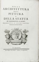 Della architettura, della pittura e della statua [...] traduzione di Cosimo Bartoli.