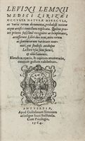 Occulta Naturae Miracula, ac varia rerum documenta, probabili ratione atque artifici coniectura explicata...