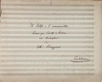 Il Silfo e l'innamorata. Scena per Canto e Violino / con Orchestra / [...].
