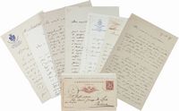 Raccolta di lettere autografe, biglietti e cartoline postali molte delle quali inviate al Prof. Giuseppe De Leva, altre a Monsignor Francesco Polese.