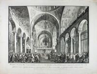 Presentazione del doge in San Marco (da Canaletto).